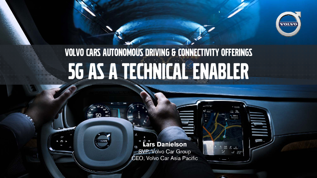 Volvo：5G as a technical enabler