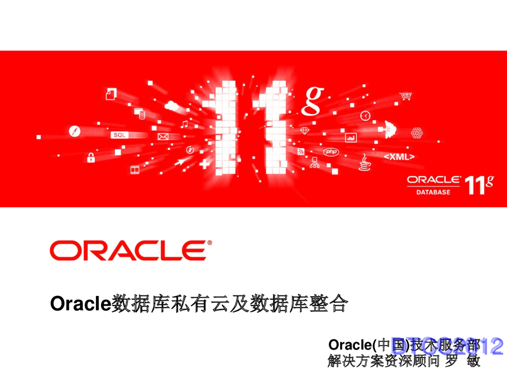 Oracle数据库私有云及数据库整合