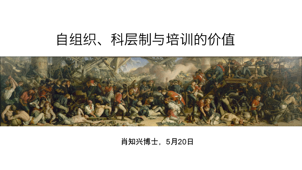 肖知兴：自组织、科层制与培训的价值