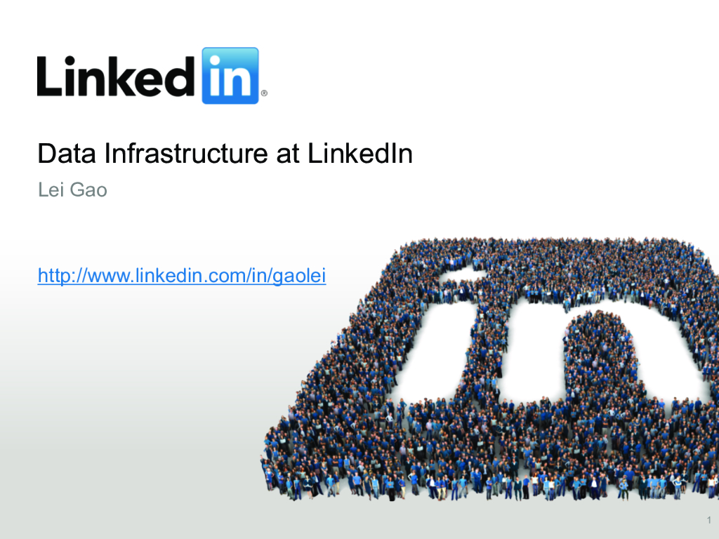 LinkedIn的数据处理架构