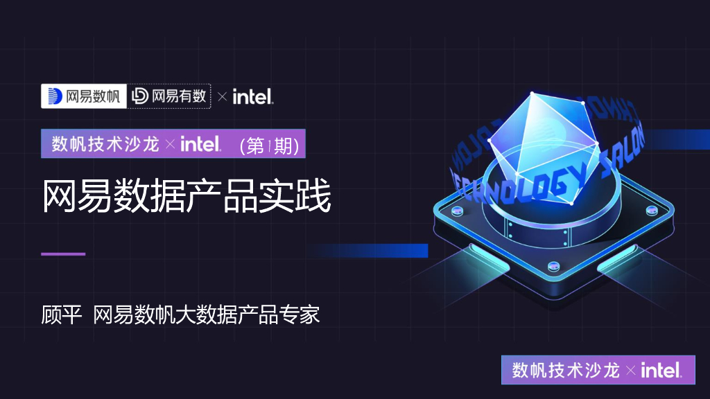 网易数帆技术沙龙（顾平）：网易数据产品实践