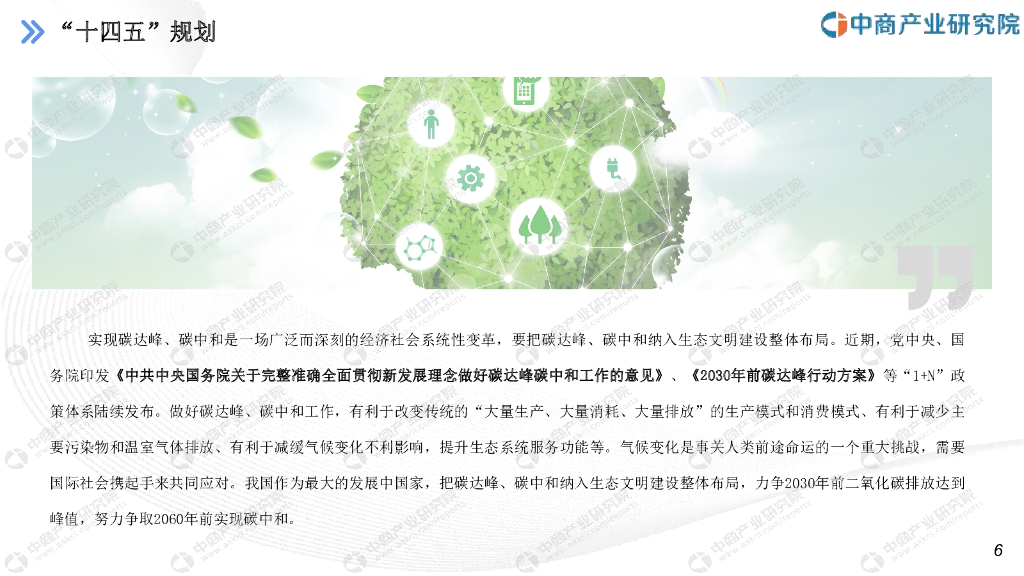 中商产业研究院：2022“十四五”中国碳中和产业行业市场前景预测及投资研究报告（简版）_第6页