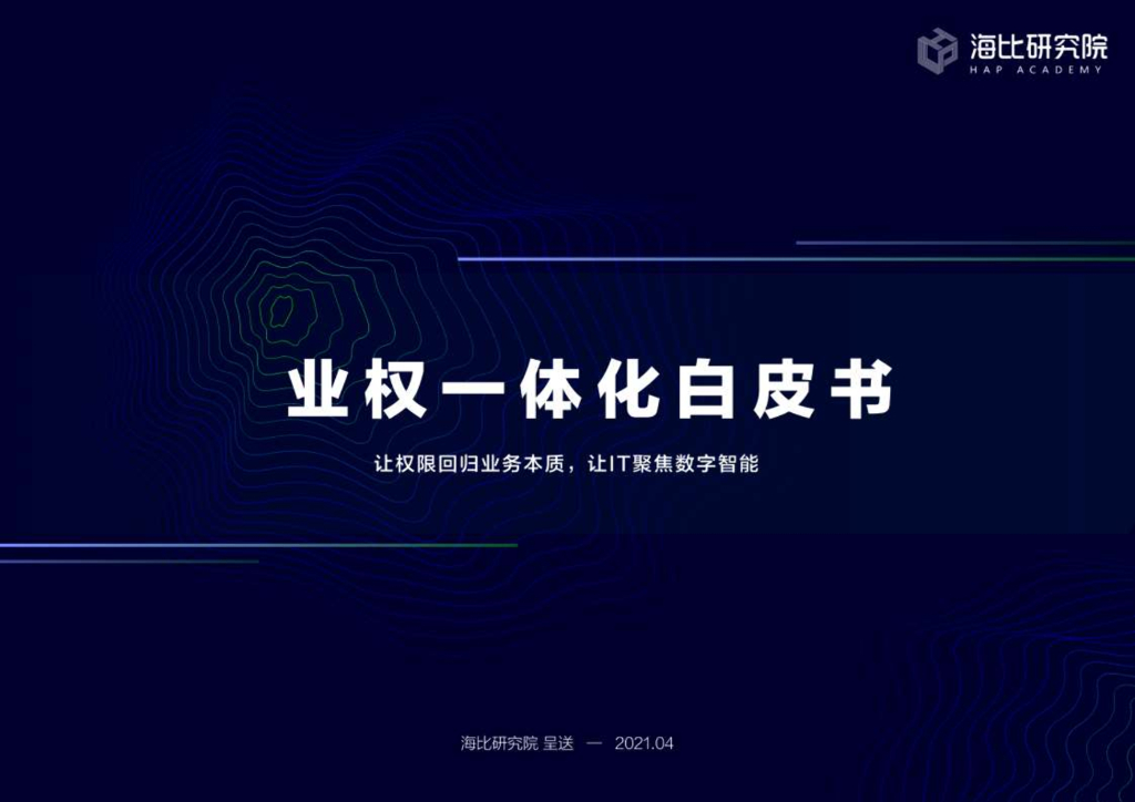 美云智数：业权一体化白皮书（2021）