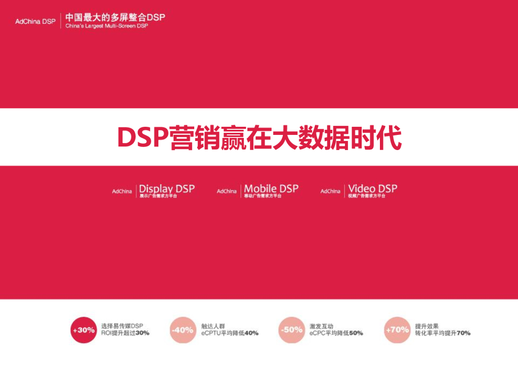 易传媒：DSP营销赢在大数据时代