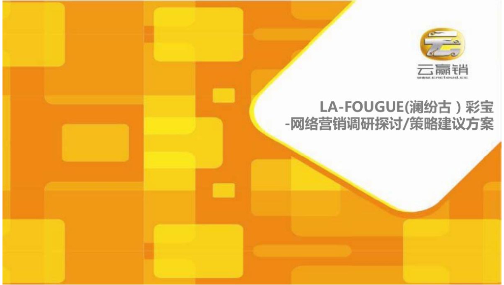 麦肯锡恩珠宝网络整合营销调研-LA-FOUGUE(澜纷古)彩宝