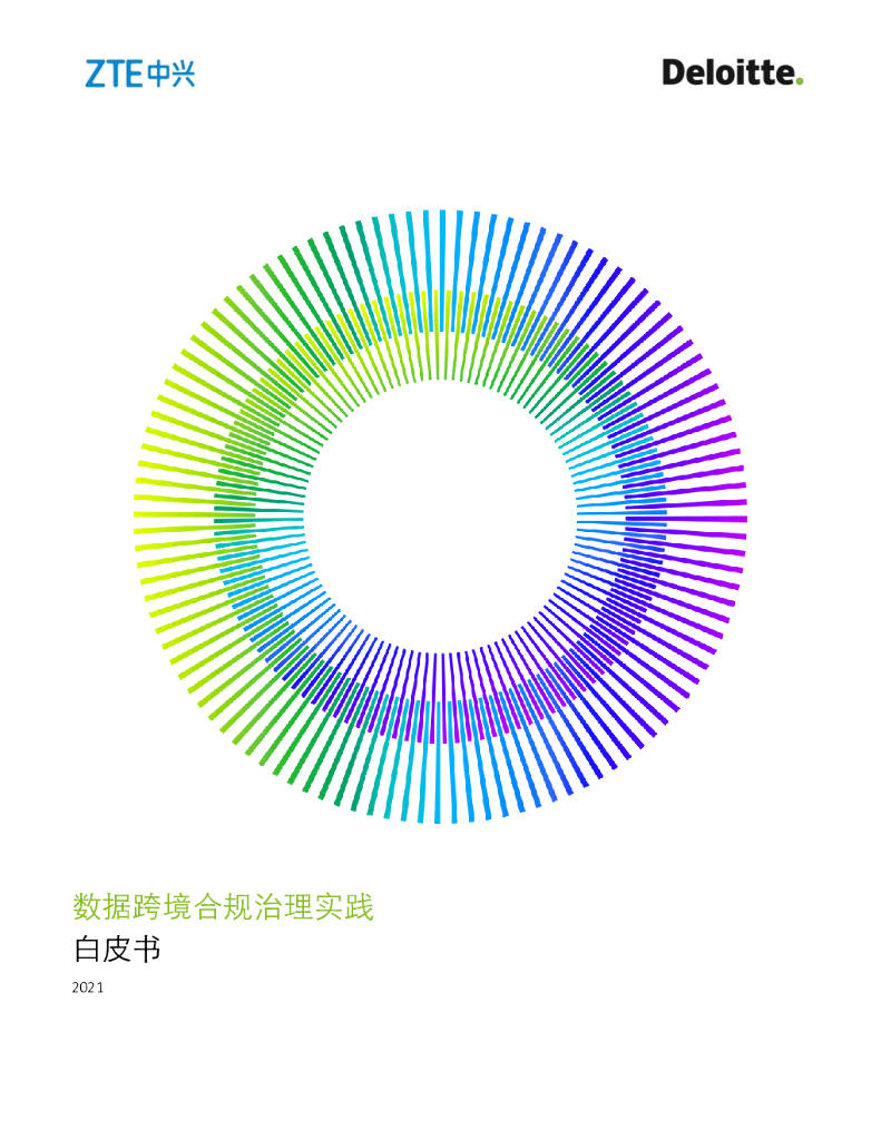 德勤&中兴：数据跨境合规治理实践2021