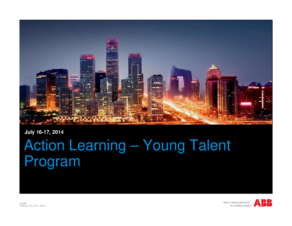 Acting Learning-Young Talent Program