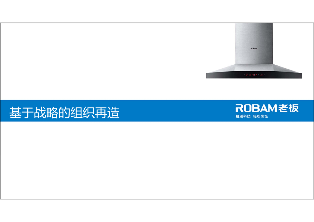 老板电器：基于战略的组织再造