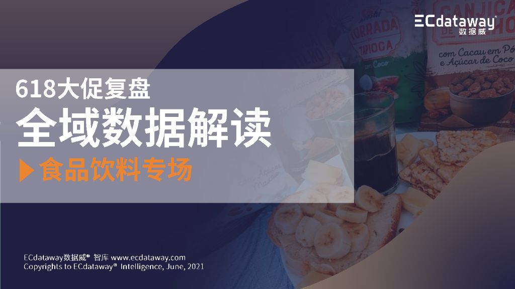 数据威：2020年618大促全域数据解读——食品饮料专场