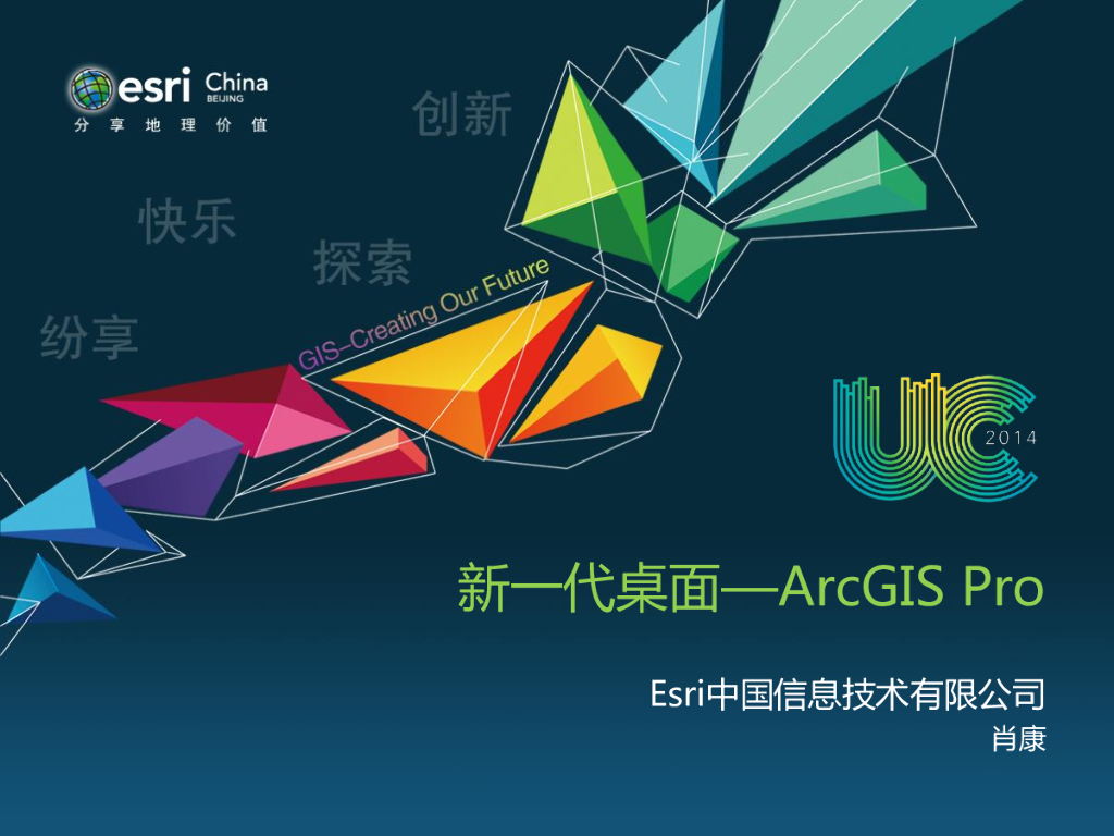 新一代桌面ArcGIS Pro