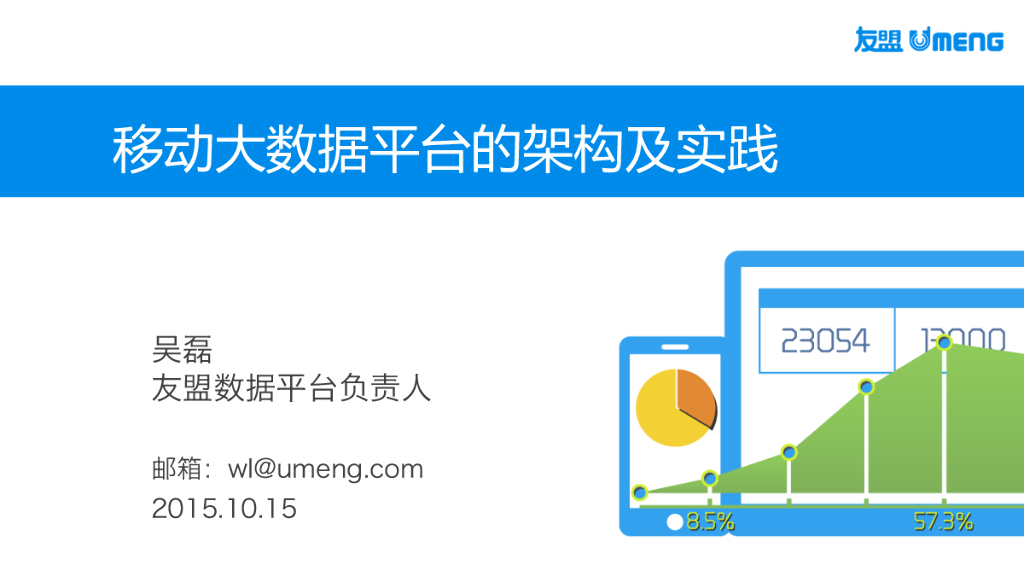 友盟+：移动大数据平台的架构及实践
