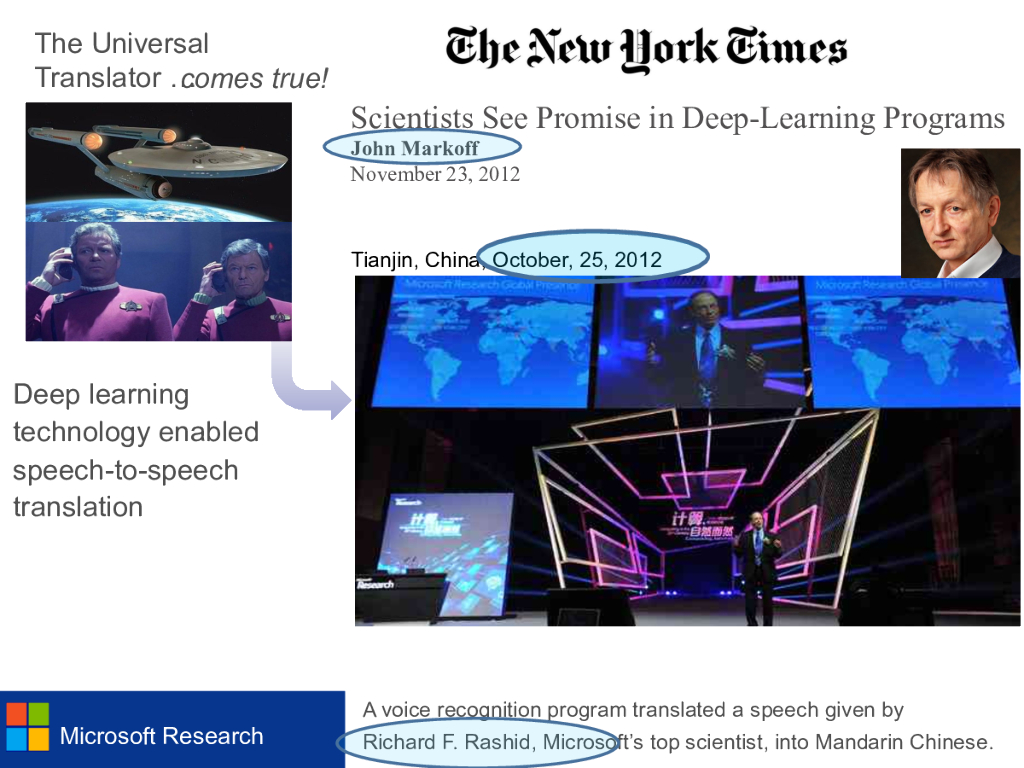 微软：驱动大数据人工智能多种应用的三类深度学习模式_第9页