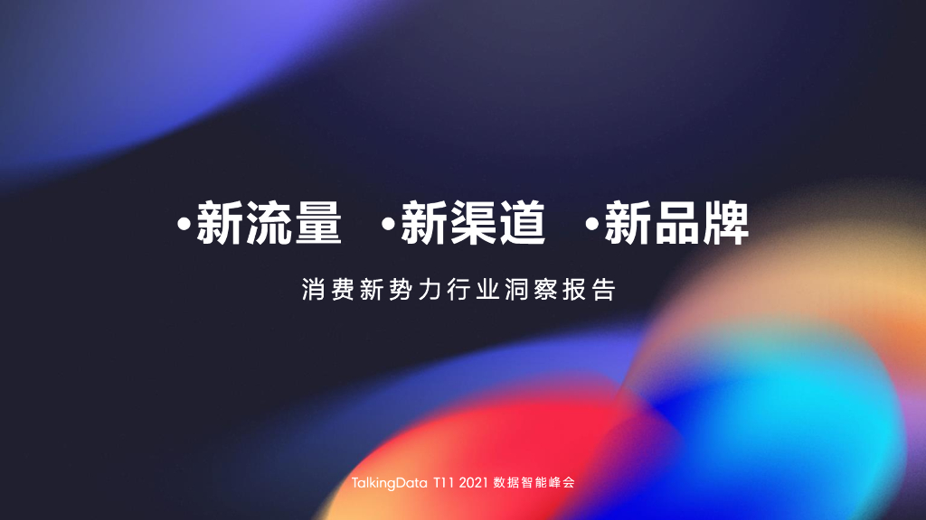 TalkingData：·新流量·新渠道·新品牌——消费新势力行业洞察报告