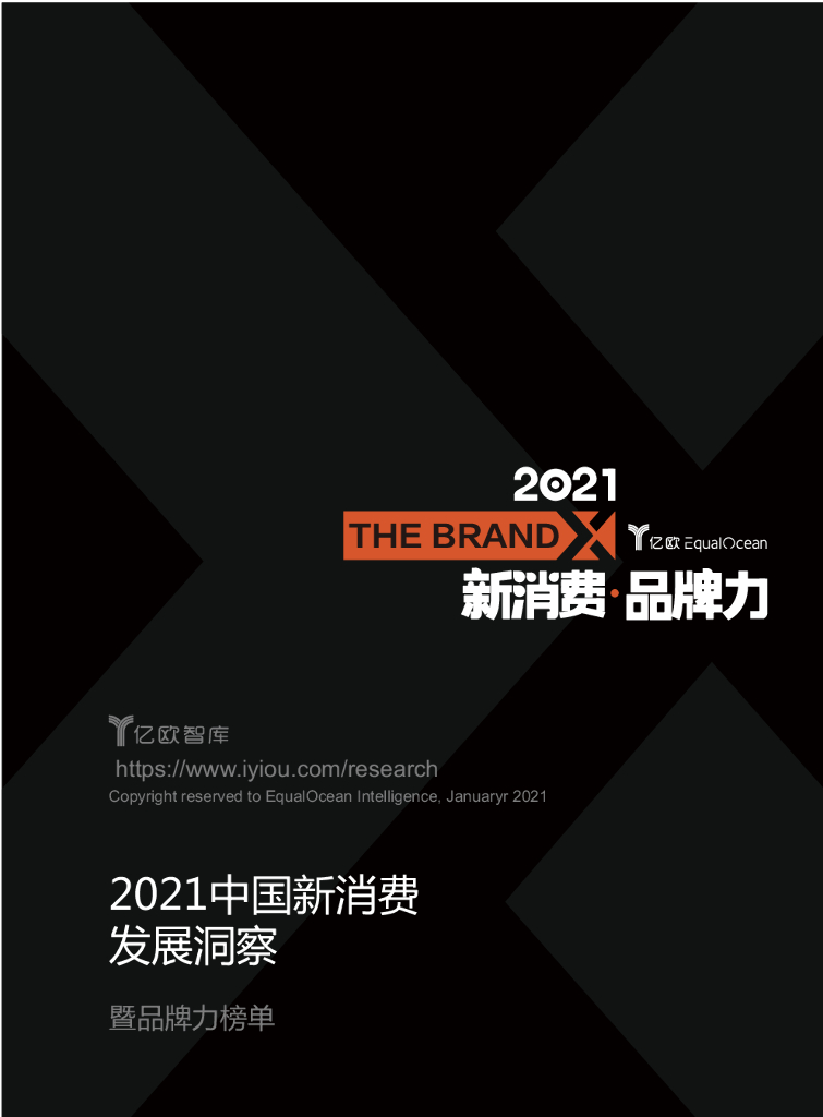 亿欧智库：2021中国新消费发展洞察暨品牌力榜单