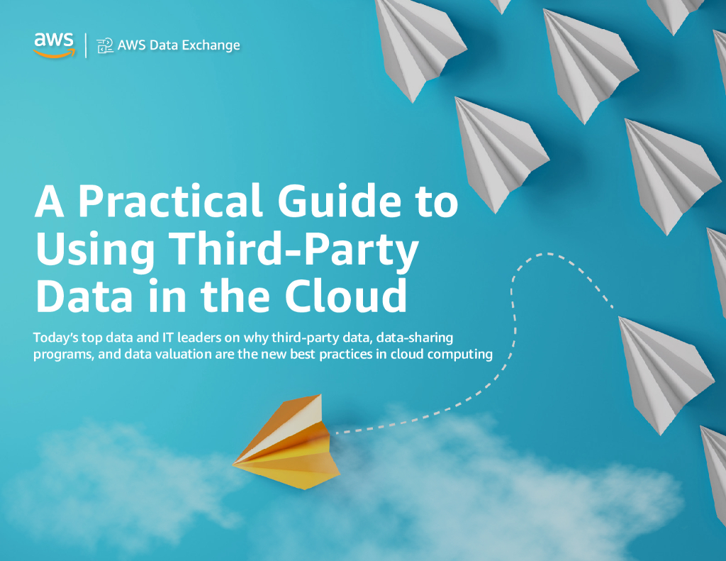 AWS：在云计算中使用第三方数据实用指南（英文版） 海报