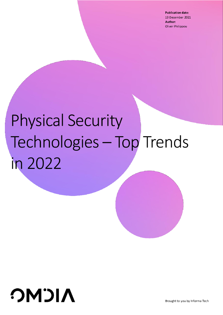 Omdia：安防技术——2022年主要趋势（英文版）