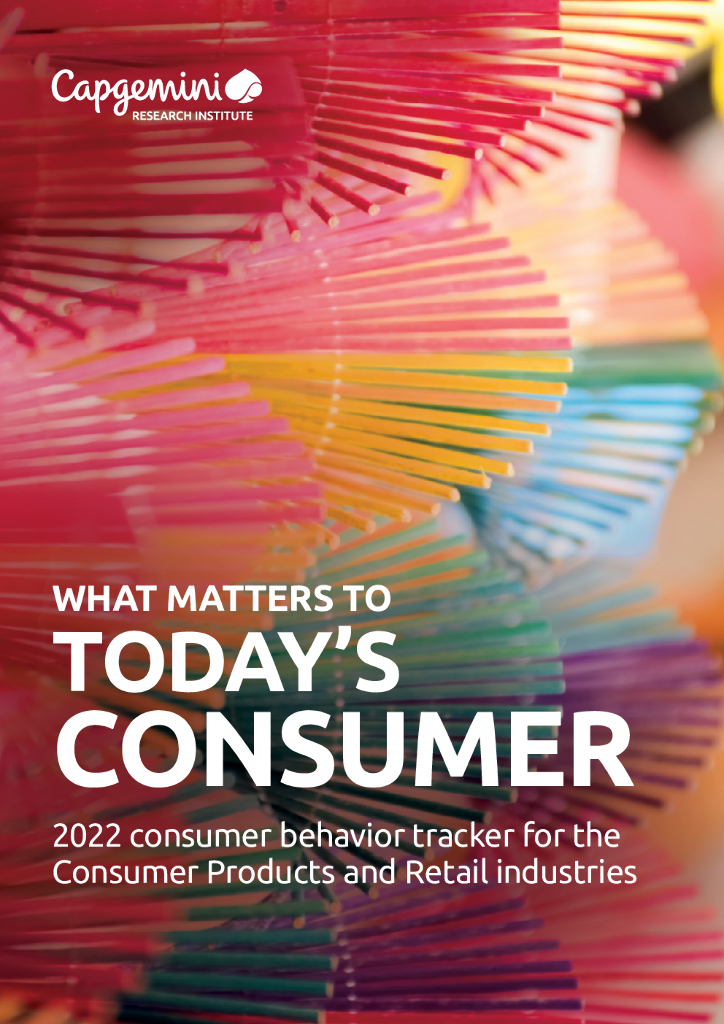凯捷研究院CRI：2022年消费品和零售行业消费者行为追踪趋势报告（英文版）