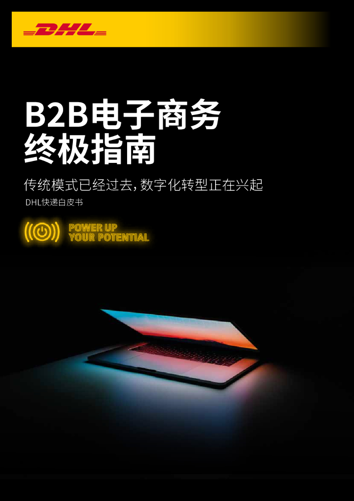 DHL快递白皮书：B2B电子商务终极指南——传统模式已经过去，<em>数字化转型</em>正在兴起 海报