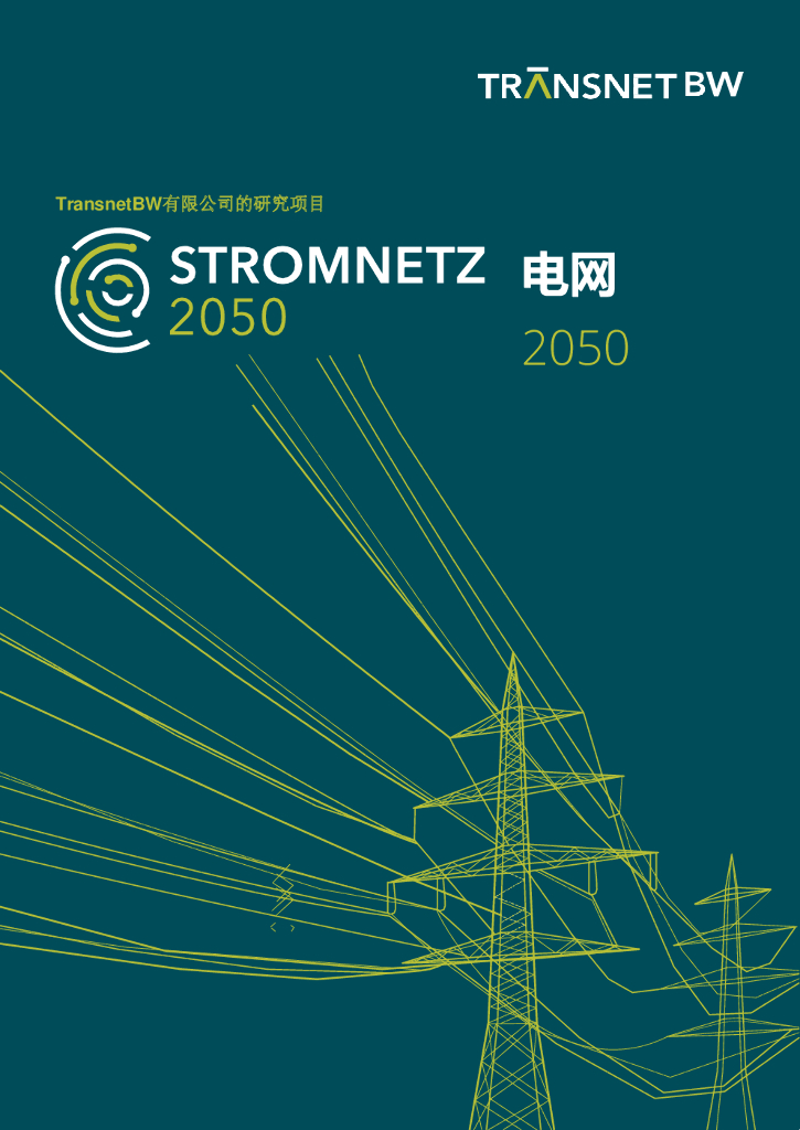 TransnetBW：德国电网2050研究报告 海报