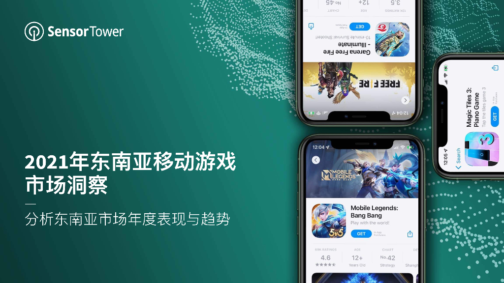 SensorTower：2021年东南亚移动游戏市场洞察