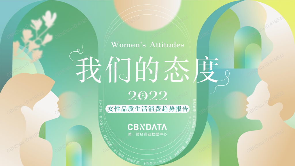 CBNData：2022女性品质生活消费趋势报告