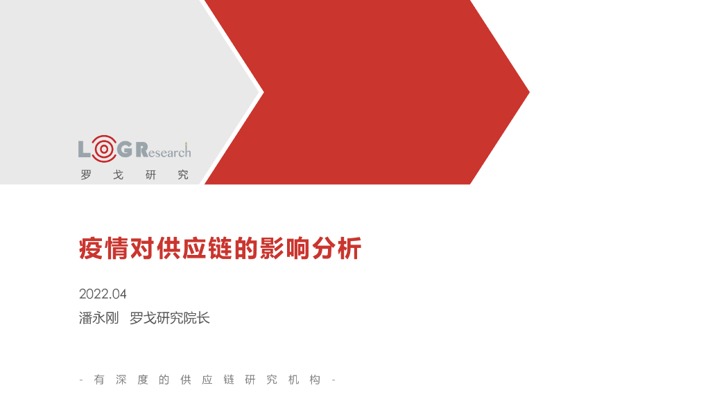 罗戈研究：疫情对<em>供应链</em>的影响分析 海报