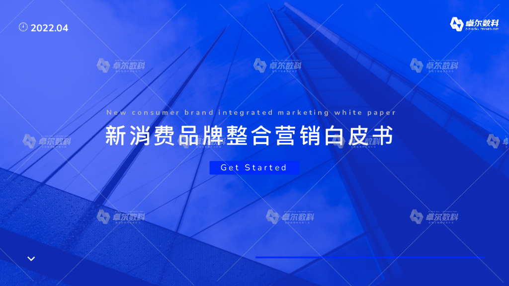 卓尔数科：2022年新消费品牌整合营销白皮书 海报