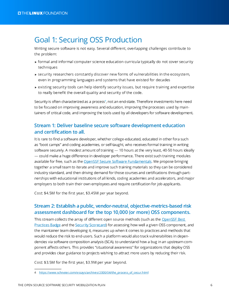 OpenSSF&Linux：开源软件安全动员计划白皮书2022_第6页