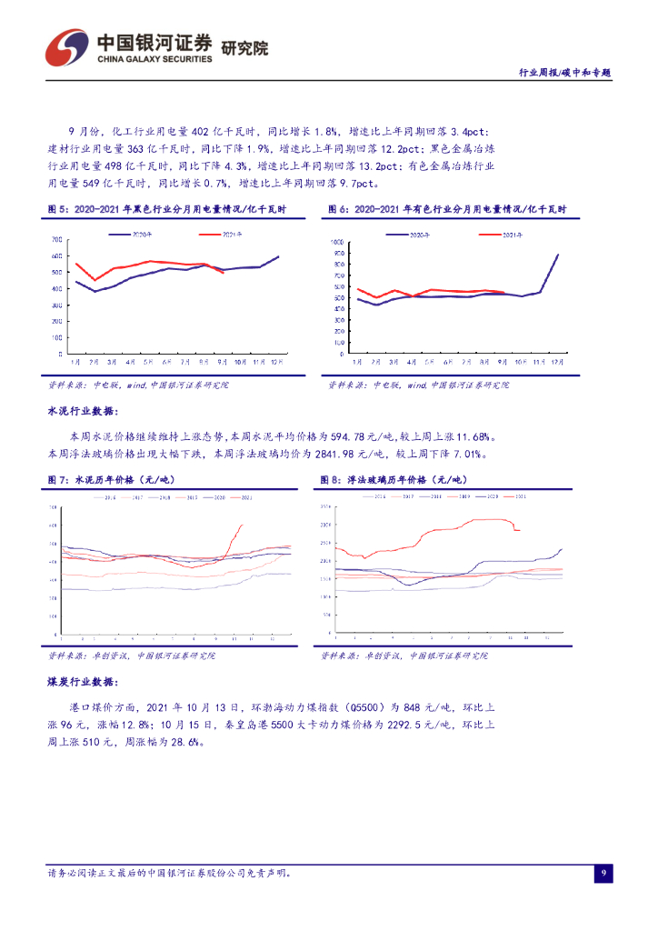 中国银河：碳中和周报：电价上浮限制放开，电力有望逐步回归商品属性_第10页