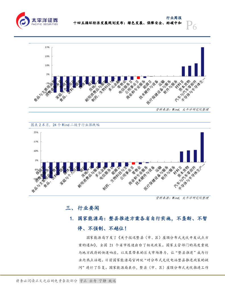 太平洋证券：公用事业行业周报：十四五循环经济发展规划发布：绿色发展、保障安全、助碳中和_第6页
