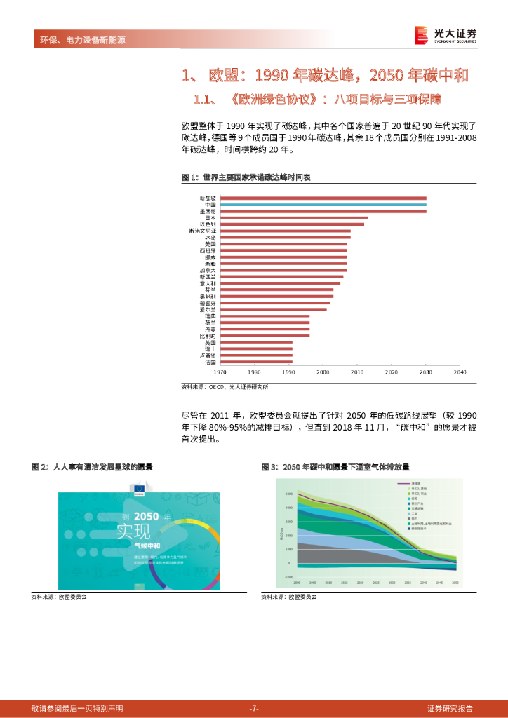 光大证券：碳中和深度报告（五）：欧盟碳中和之路：能源、工业转型的过程与博弈_第7页