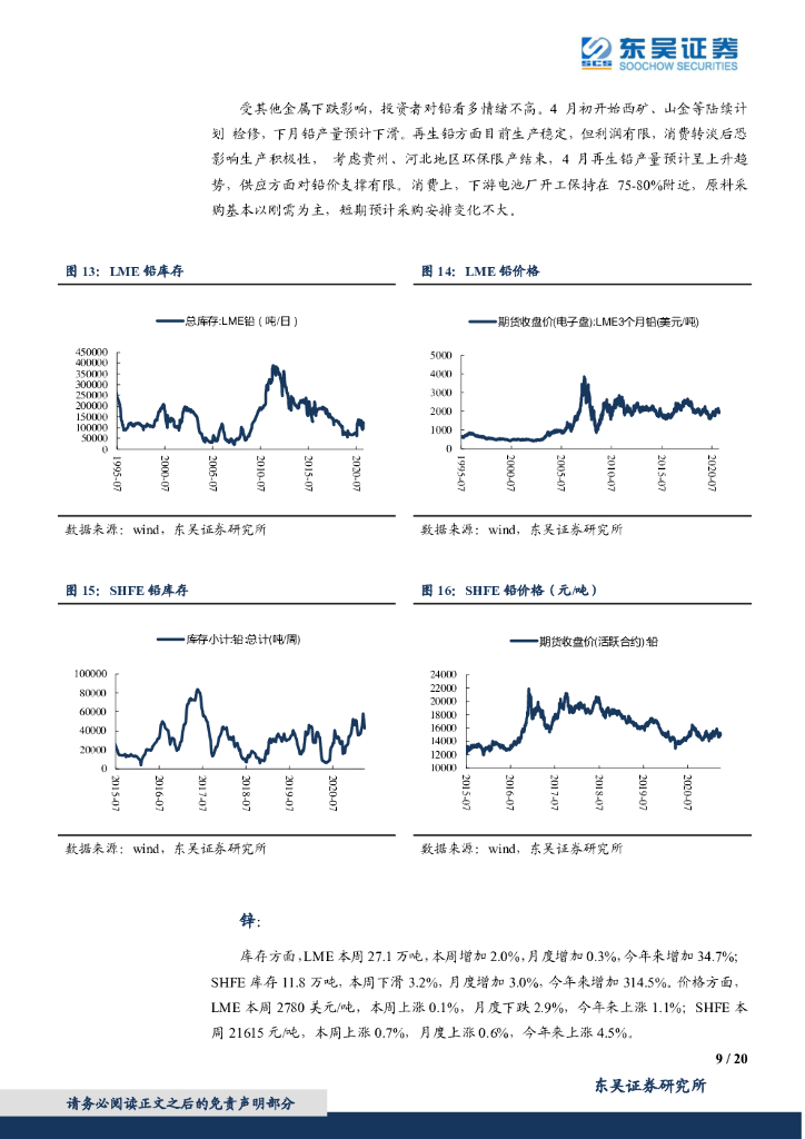 东吴证券：有色金属行业跟踪周报：碳中和背景下首推基本金属_第9页