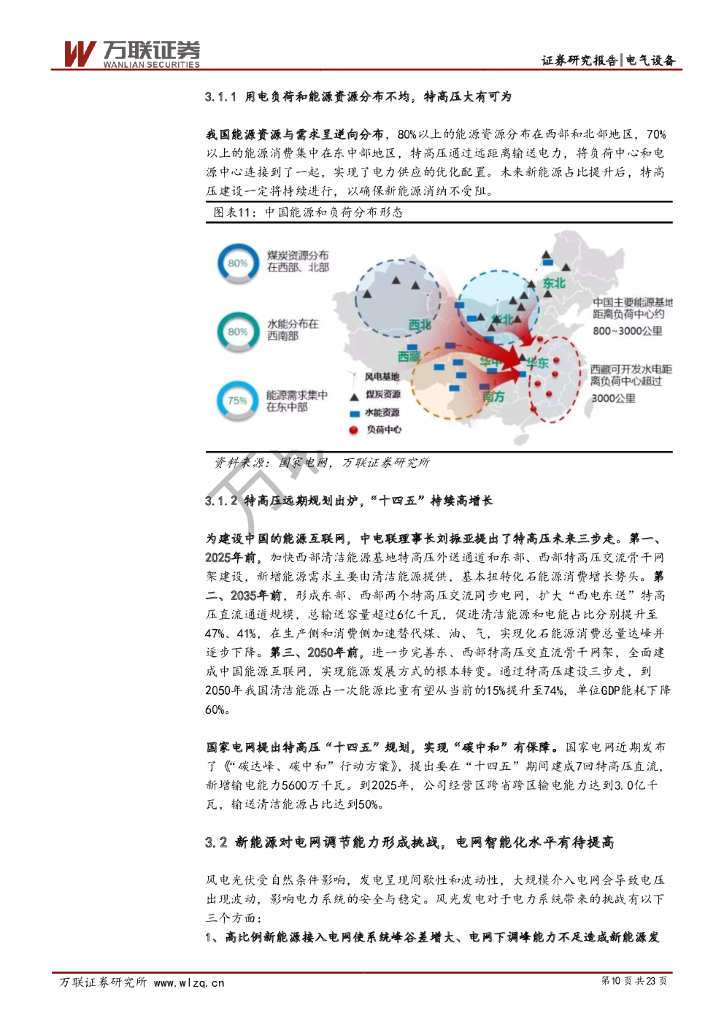 万联证券：碳中和电新行业专题报告：发电、电网、用电齐发力，碳中和指日可待_第10页