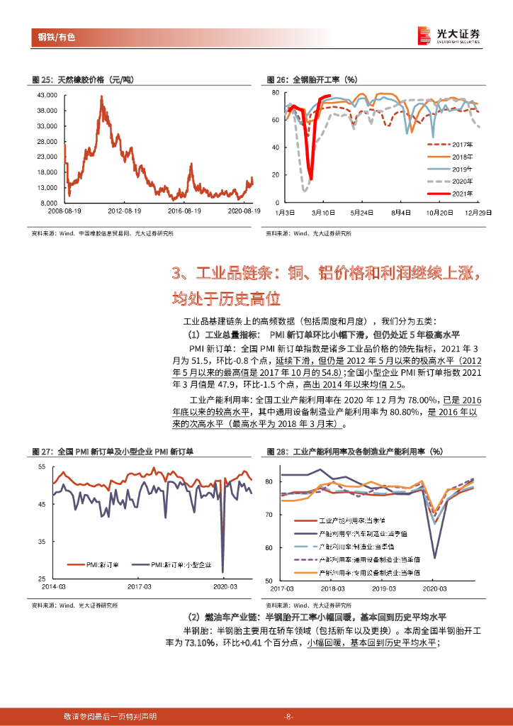 光大证券：金属行业高频数据周报：碳中和持续发酵，高碳排放、高耗能行业的中长期供求关系有望改善_第8页