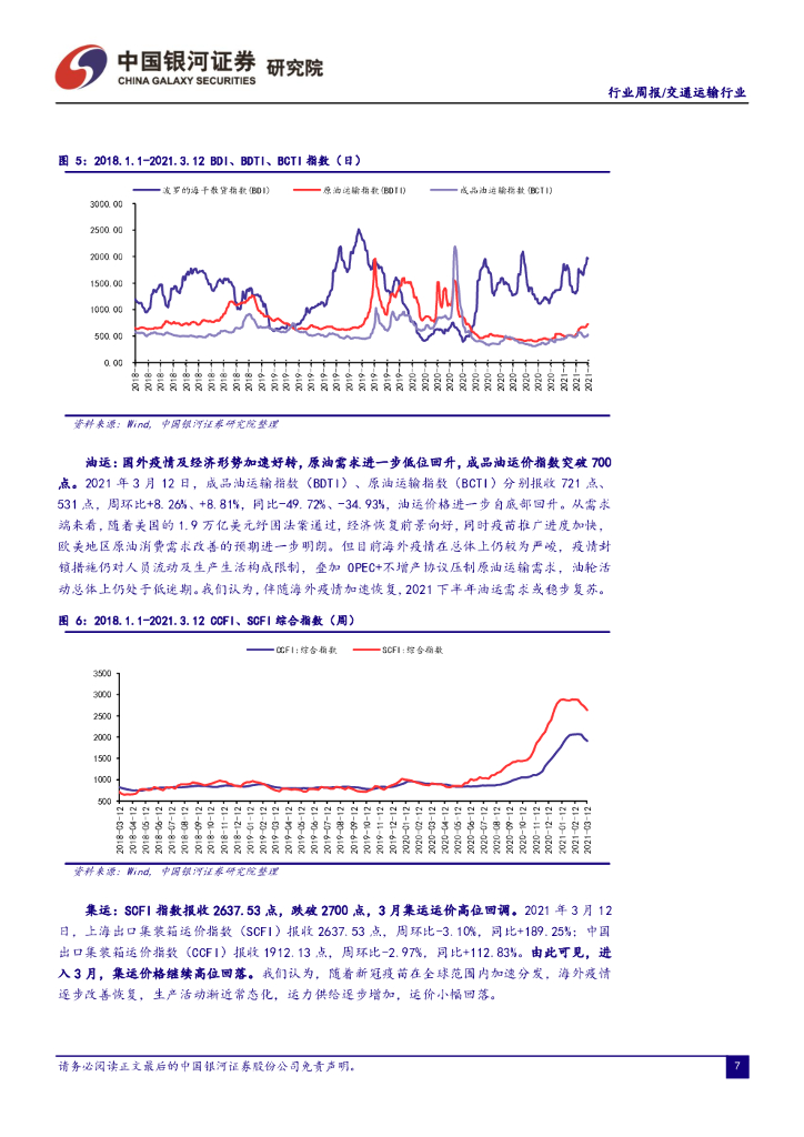 中国银河：交通运输行业周报：碳中和背景下低碳交通赛道投资机会彰显，疫情防控措施放开催化国内出行市场复苏_第7页