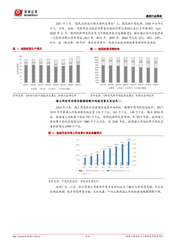 浙商证券：通信行业周报2021年3月第3期：通信行业碳中和关注海底电缆/IDC温控_第8页
