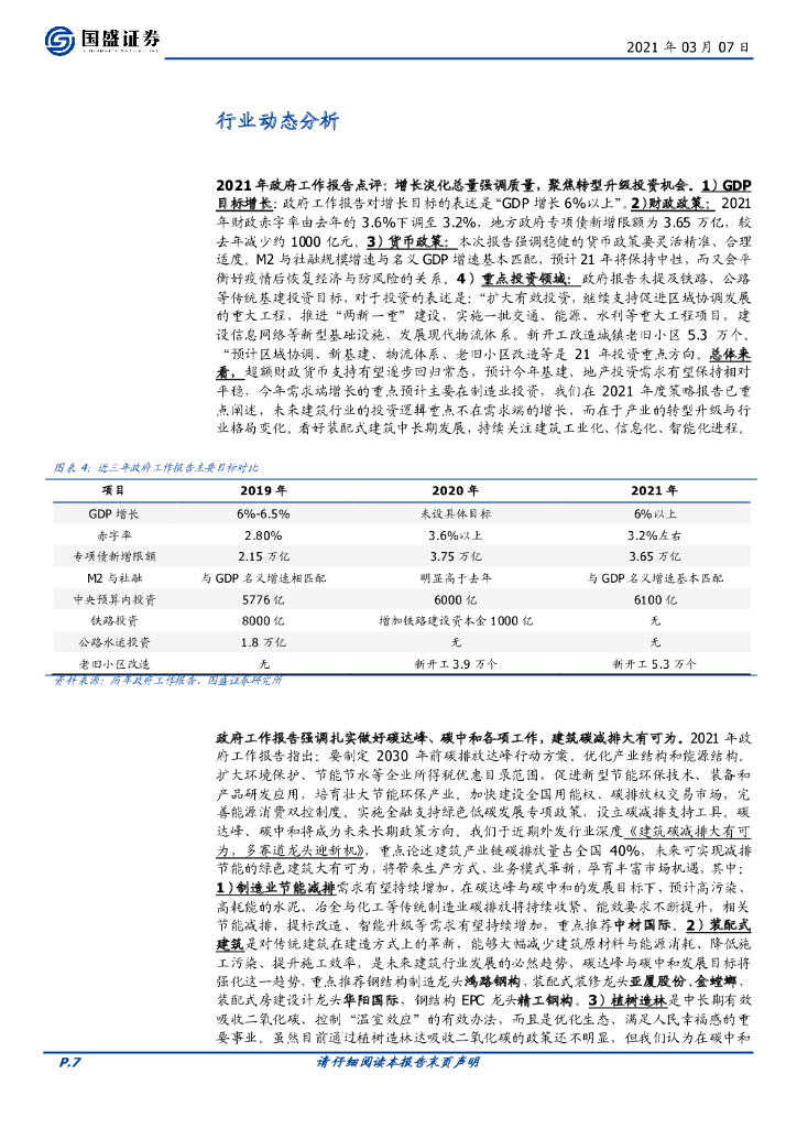 国盛证券：建筑装饰行业周报：“碳中和”建筑行业机会再梳理_第7页