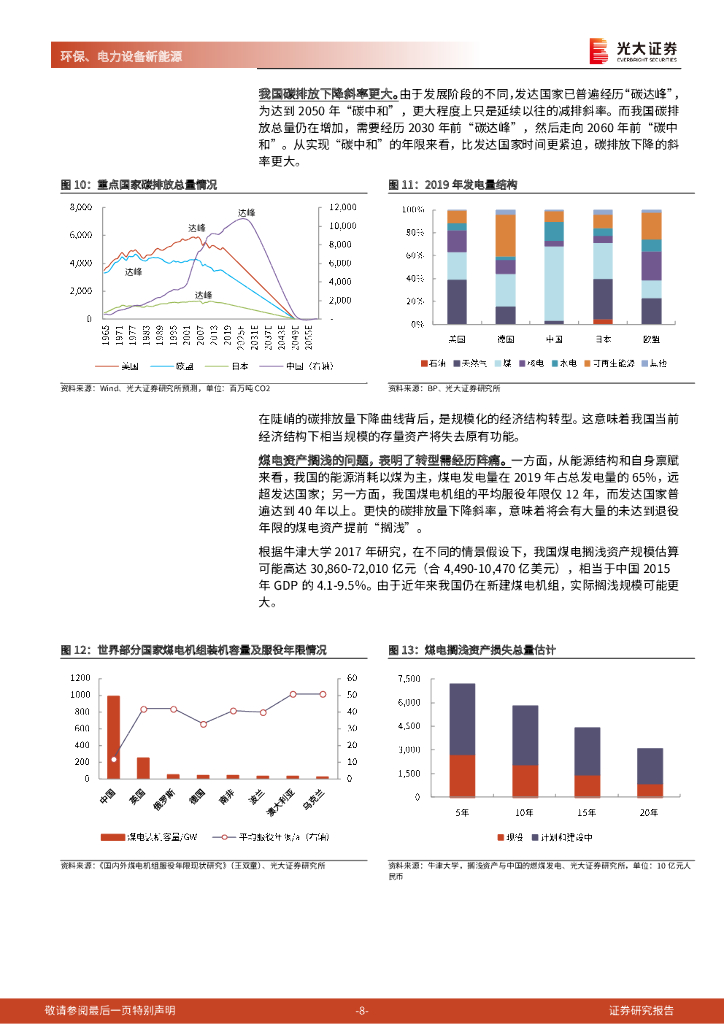 光大证券：碳中和深度报告（二）：碳中和与大重构：供给侧改革、能源革命与产业升级_第8页