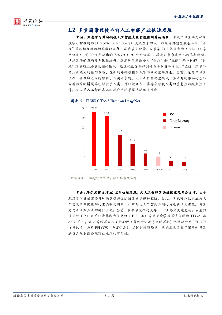 华安证券：计算机：进击的安徽：安徽优势产业系列之人工智能_第6页