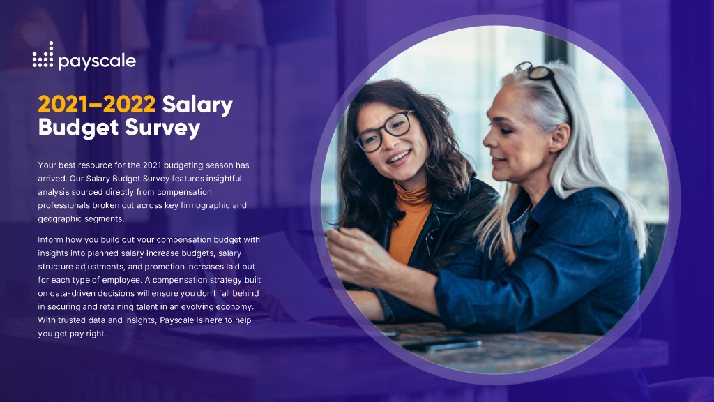 PayScale：2021-2022薪资预算调查报告（英文版）