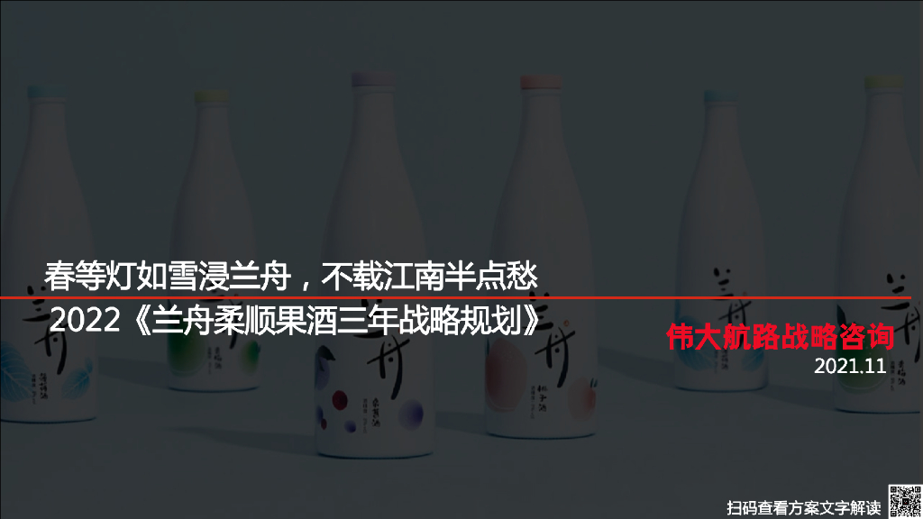 2022兰舟品牌三年战略规划方案