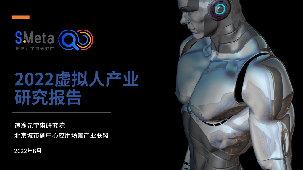 速途<em>元宇宙</em>研究院：2022虚拟人产业研究报告 海报