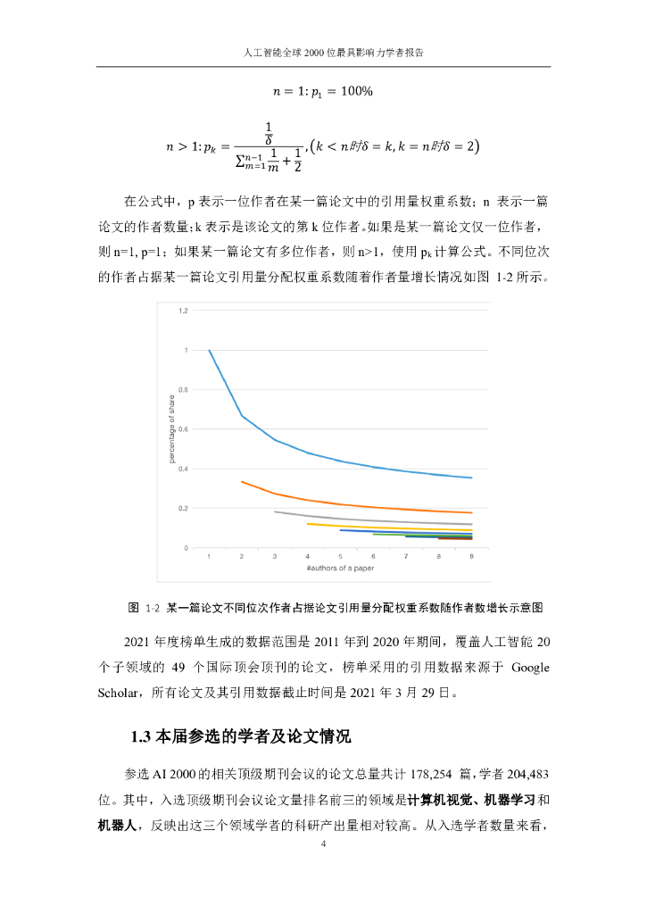 AMiner：人工智能全球2000位最具影响力学者报告_第8页