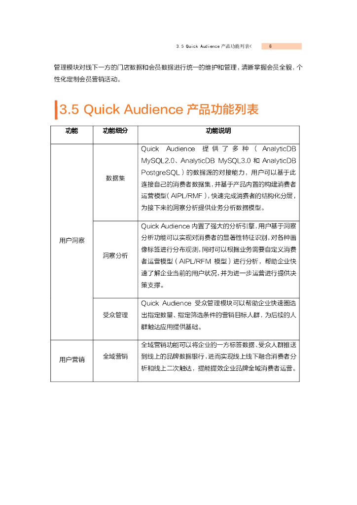 阿里云：Quick Audience 产品白皮书_第7页
