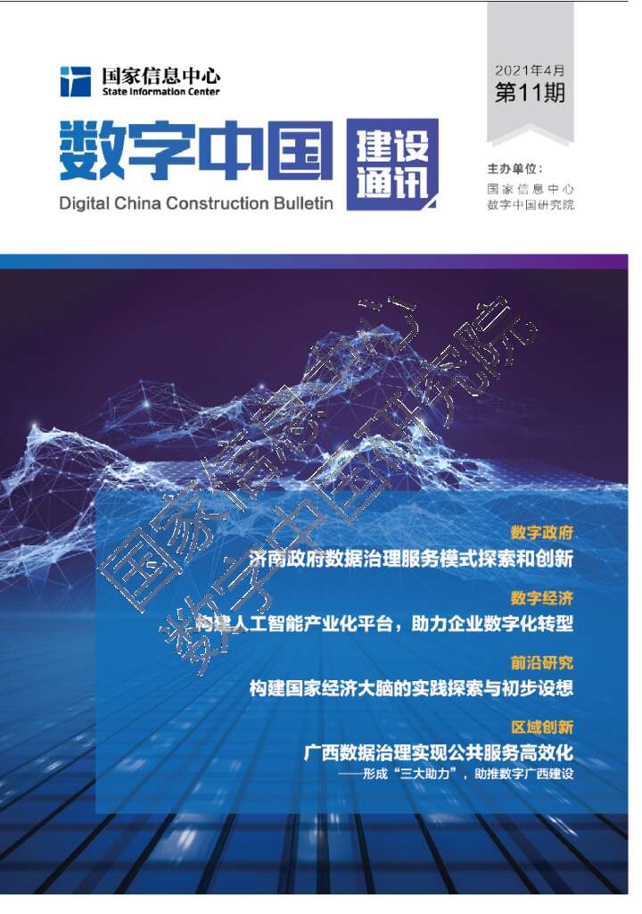 国家信息中心：数字中国建设通讯第11期