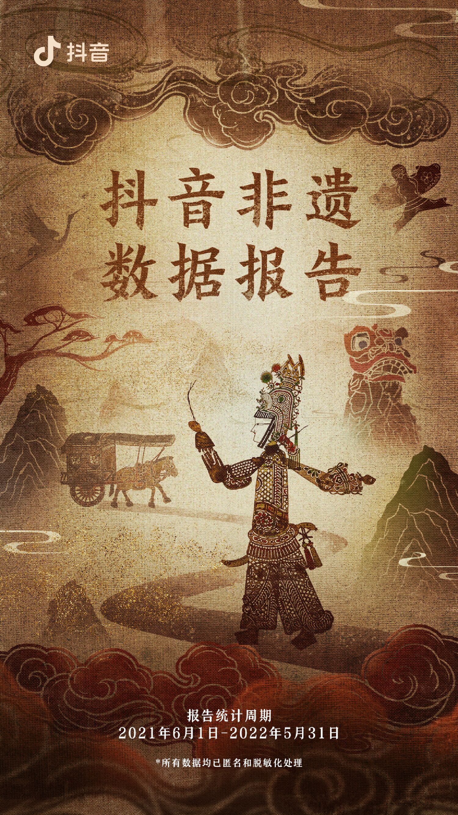 <em>抖音</em>：2022<em>抖音</em>非遗数据报告 海报
