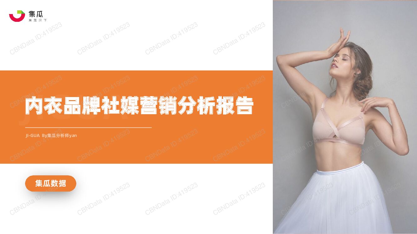 集瓜数据：内衣品牌社媒营销分析报告
