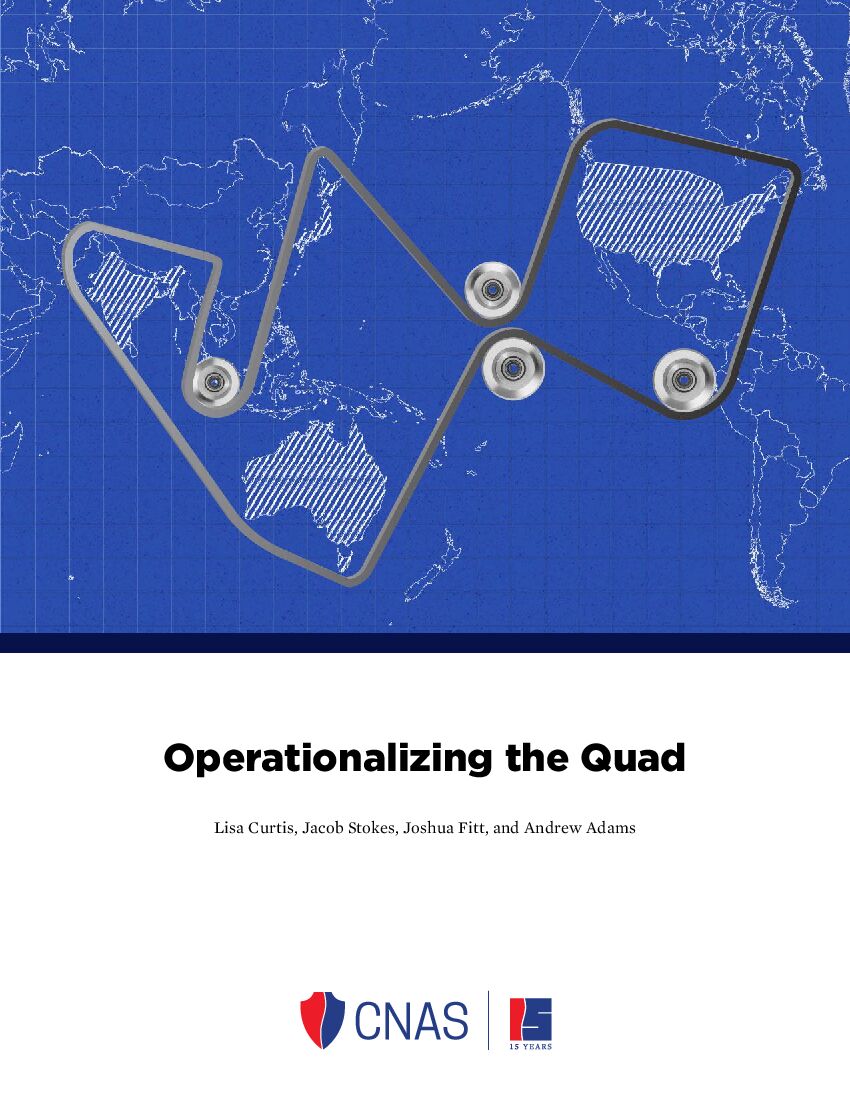 CNAS：让四方安全对话（QUAD）搞起来！（英文版）