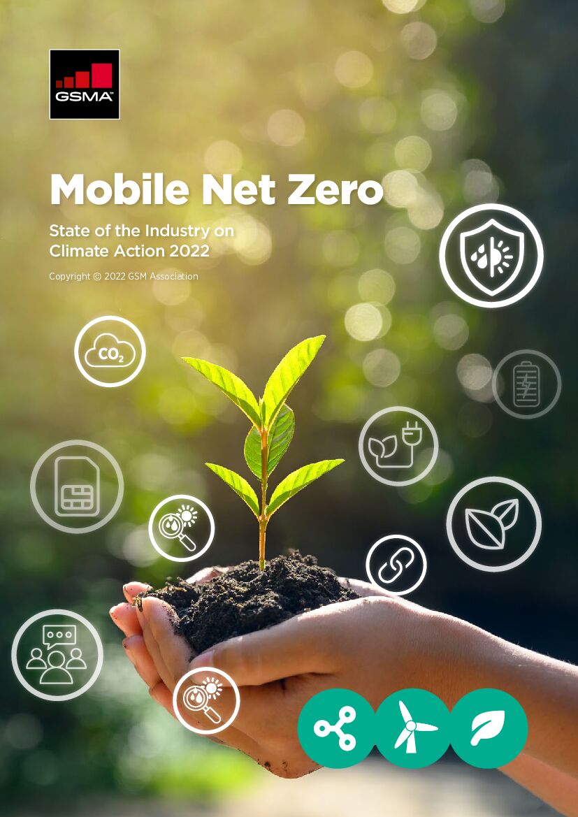 GSMA：2022年移动净零报告（英文版） 海报