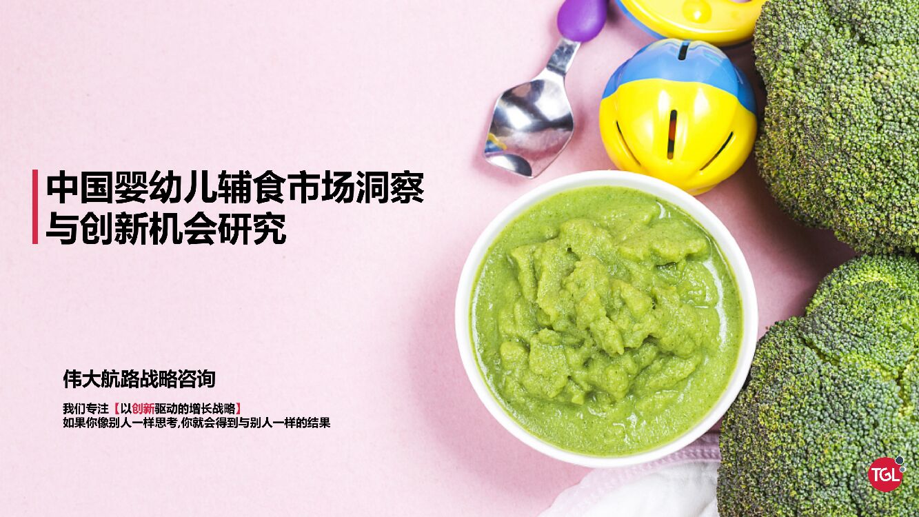 伟大航路战略咨询：中国婴幼儿辅食市场洞察与创新机会研究报告